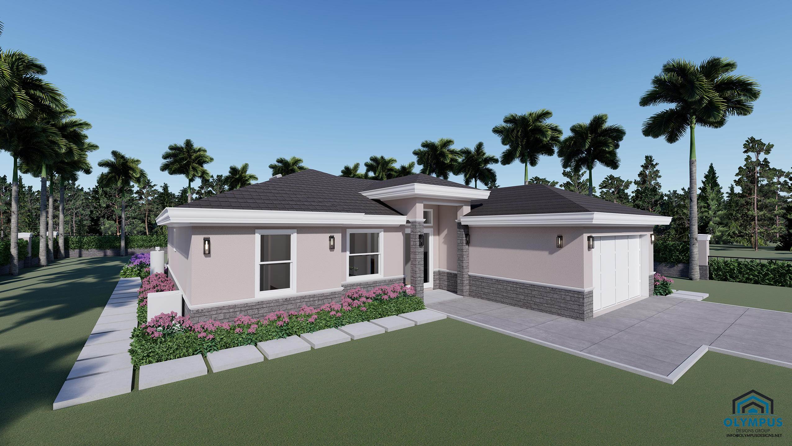 Vista Lateral y Jardinería